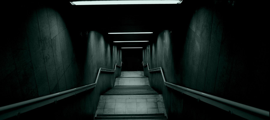 dark stairs